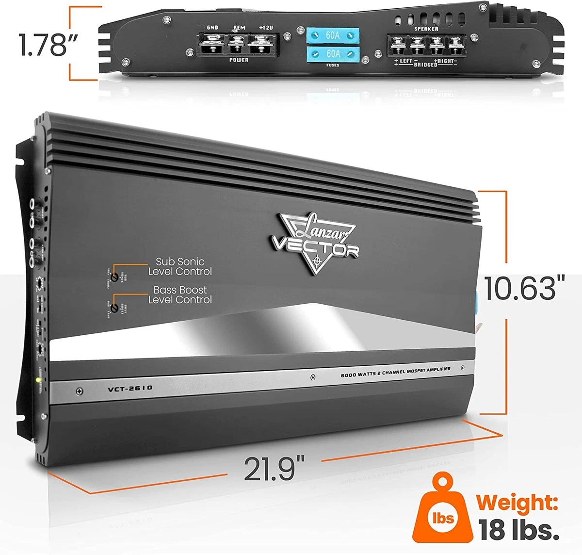 6000 watt best sale amplifier