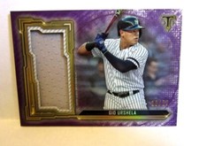 Gio Urshela 2020 Topps Triple Threads Gray Clr GU Patch#25/27!Yankees 3B/Twins 