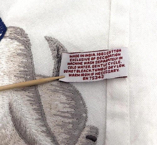 Kitchen Tea Dish Hand Towel French Bulldog Embroidered Patriotic Red White Blue - Picture 14 of 17