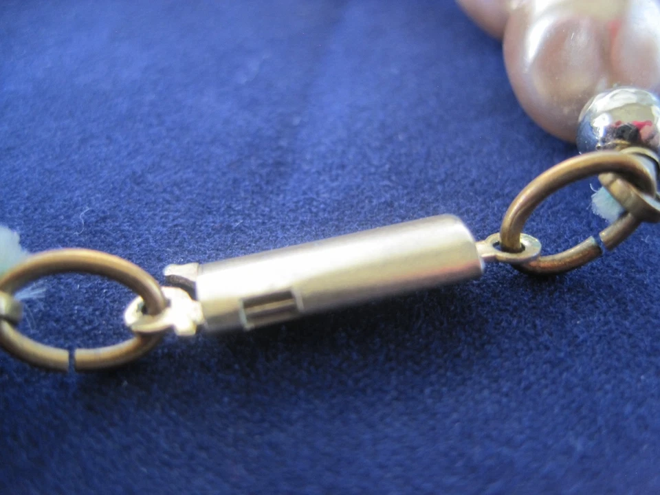 Joan Rivers? Collar largo de perlas sintéticas gruesas crema Foto 4 de 4