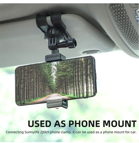 Pare Soleil Voiture Support Vlog Rotatif 360° pour Insta360 GO 3/360 X3/ Action 3 - Photo 4/13