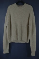 NEW REFORMATION Finn Tan Alpaca Sweater- Size XL #S1836