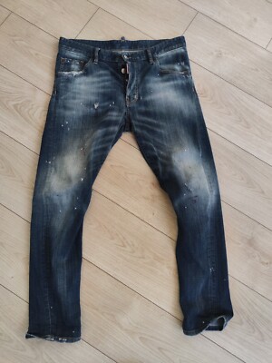 Dsquared2 Stretch  Jeans Blue  Men's Size '48'  Authentic