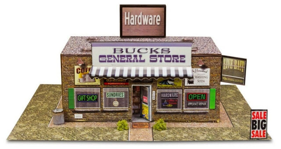 (LEER) Flexstock Escala 1:48 "Tienda General" Escala O Kit de Construcción Detallado Foto 2 de 4