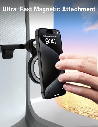 Magnetic Airplane Phone Holder Mount Travel Essential For iPhones - Picture 2 of 7