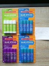 Scholastic Glue Sticks Dries Clear Washable Acid-Free Non-toxic 4PK (16 Sticks)