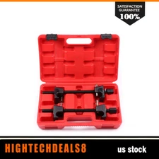 2Pcs Coil Spring Compressor Tool MacPherson Strut Shock Absorber Car Garage Kit