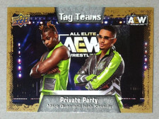 2022 Upper Deck AEW Wrestling Gold Tag Teams Private Party #88