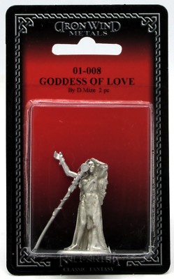 Ral Partha 01-008 Goddess of Love (Supernaturals) Divine Mage Female God Hero