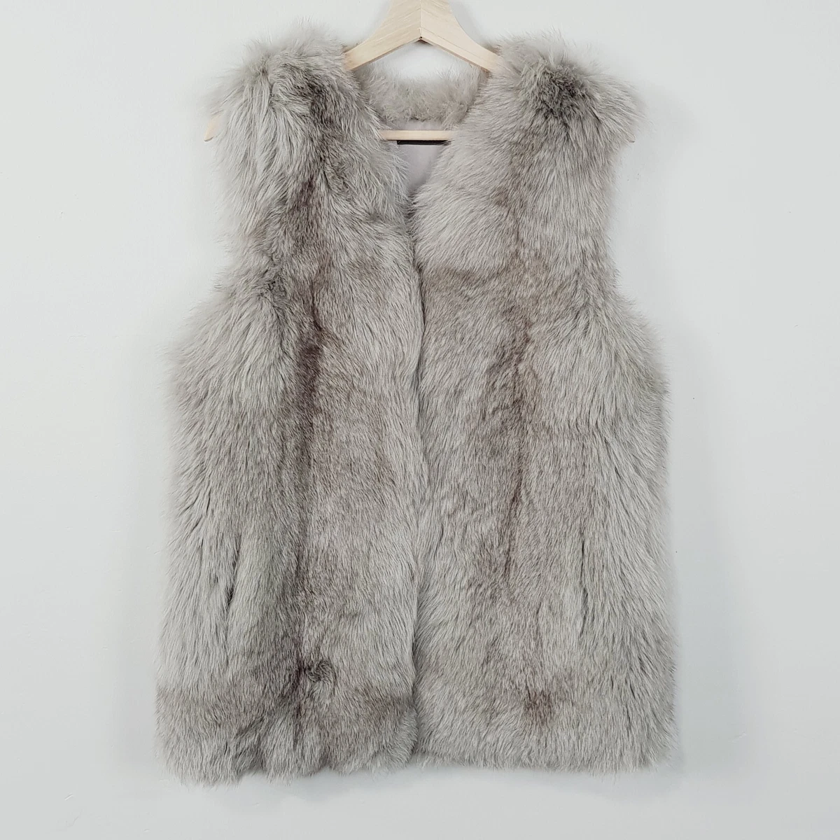 Fur vest jacket clearance