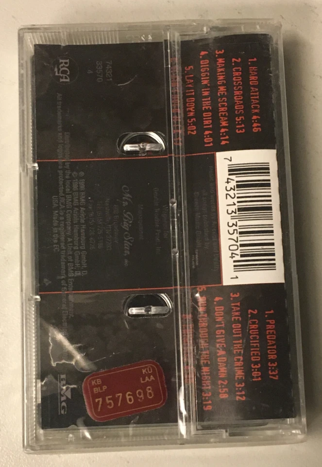 ACCEPT - PREDATOR (1996) SEALED CASSETTE MADE IN EUROPE - Image 2 of 2
