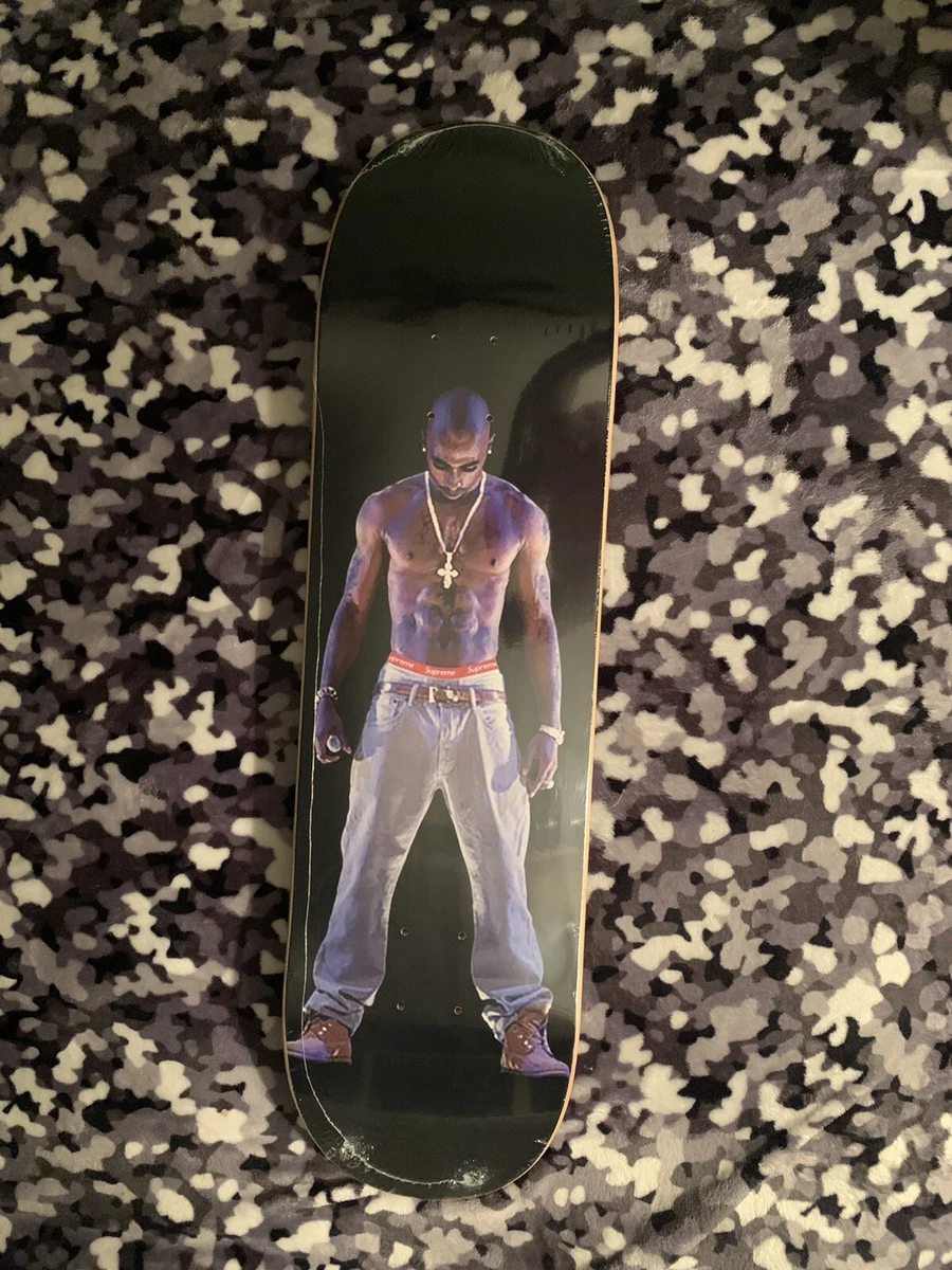 Supreme Tupac Hologram Skateboard Deck Black New DS