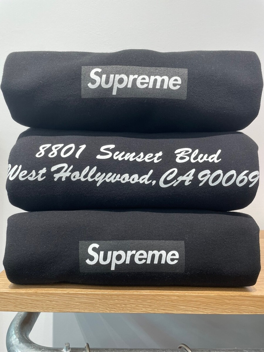 Supreme West Hollywood Box Logo Hooded Sweatshirt M, L, XL in Hand ...