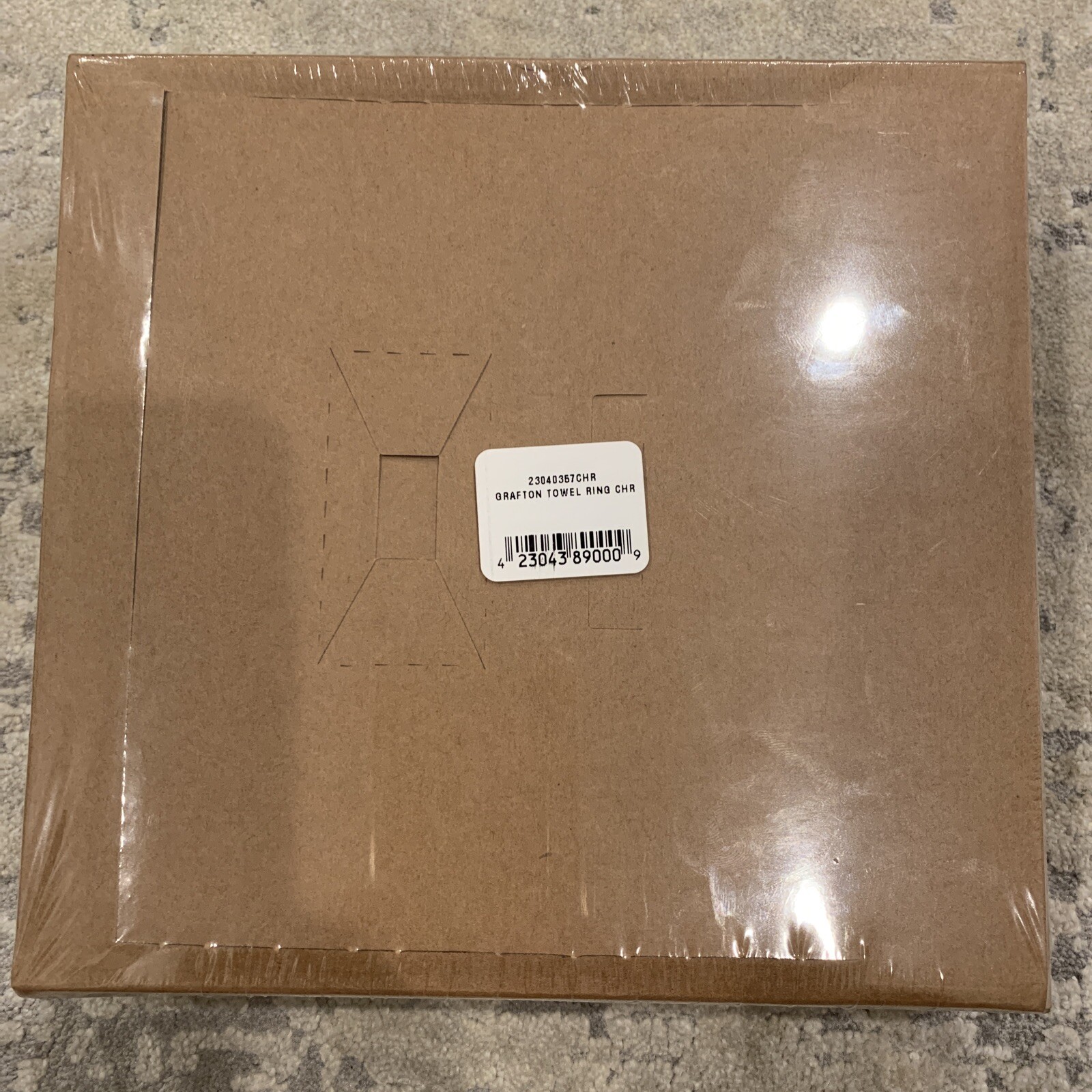 Restoration Hardware GRAFTON TOWEL RING Polished Chrome 23040357 eBay