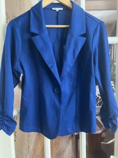 Michel Ladies Jacket Large Blue