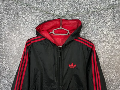 Mens Adidas Firebird Nylon Track Double Sided Jacket Sportswear Size S Small