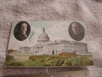 1908 William H Taft James Sherman Postcard | eBay