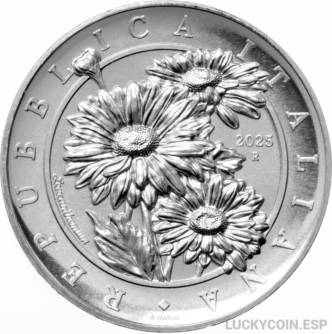ITALIA 0,25 EURO 2025 "FLORA E FAUNA: LA MARGHERITA"
