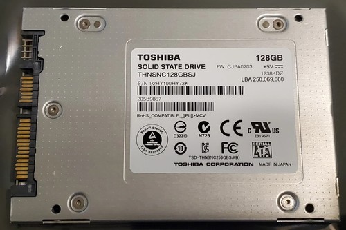 Toshiba THNSN128GBSJ 128GB SSD 2.5" SATA II Hard Drive W/ Disk Report QTY AVAIL - Picture 21 of 28