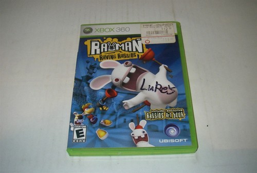 XBOX 360 RAYMAN RAVING RABBIDS COMPLETE GAME | eBay