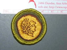 Boy Scout Merit Badge Coin collecting circa '59-'69 2940M