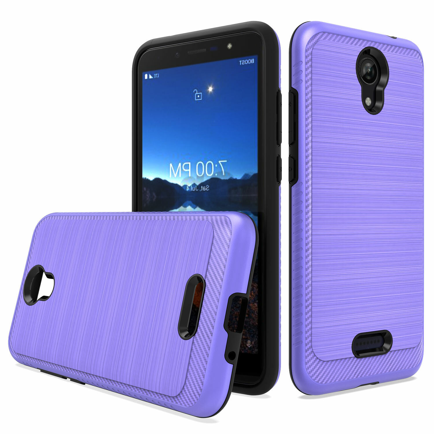 For Cricket Icon 2 U325AC (2020) Slim Lining Hybrid Case Phone Cover eBay