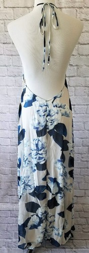 Show Me Your Mumu Size Small (S) Maxi Dress Logan Lace-Up Floral Blue NWT $180 - Picture 4 of 9