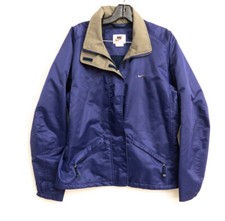 VTG 90s Nike Windbreaker Jacket Womens Large Purple Full Zip Vented
