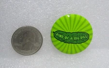 Kind Of A Big Dill Button Pin