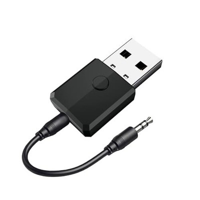 USB Bluetooth 5.0 Transmitter Receiver 4-in-1 Mini Wireless Audio Adapter 3.5...