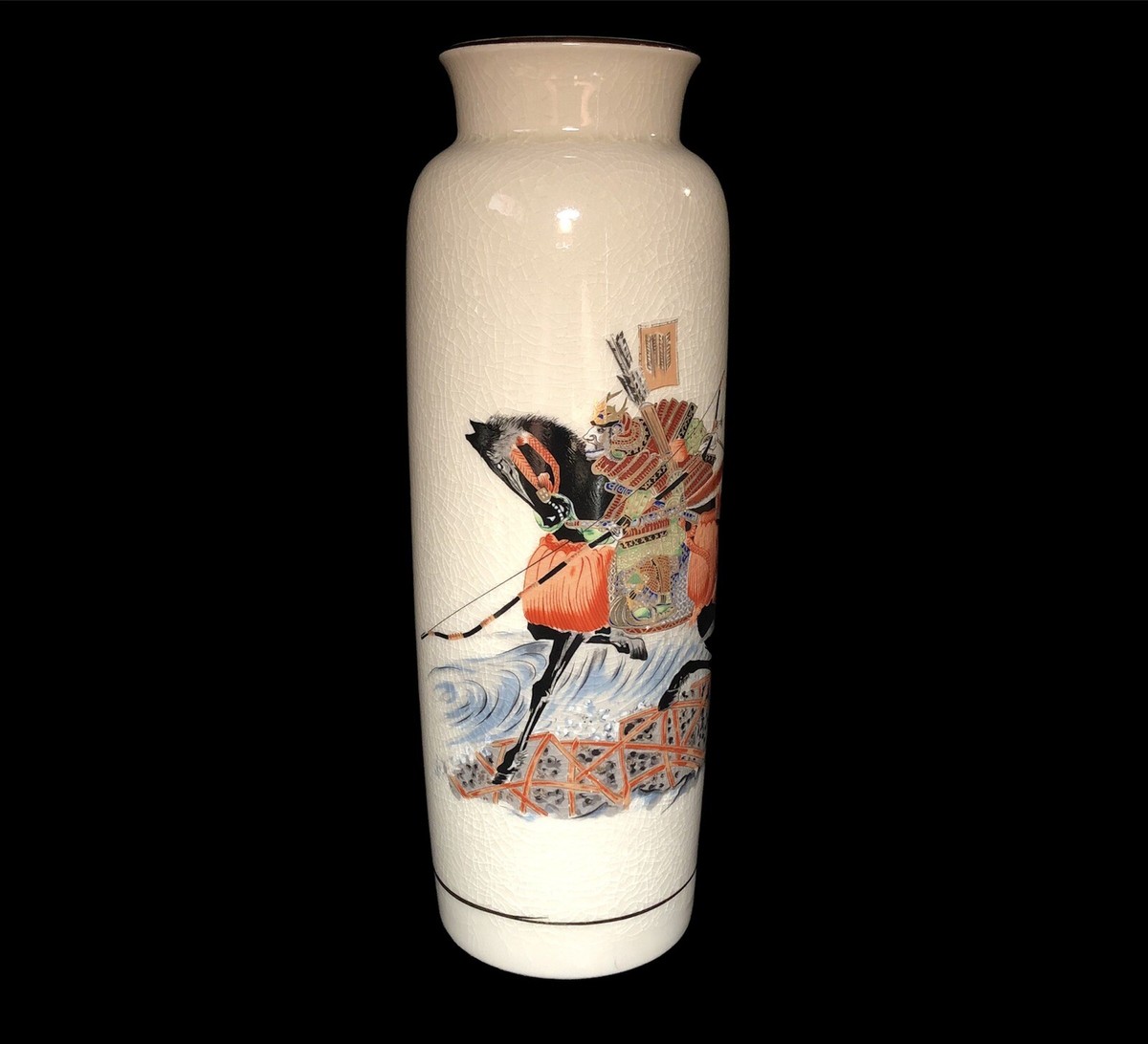 秀山 花瓶 Japan Vintage samurai Japanese Vintage Samurai