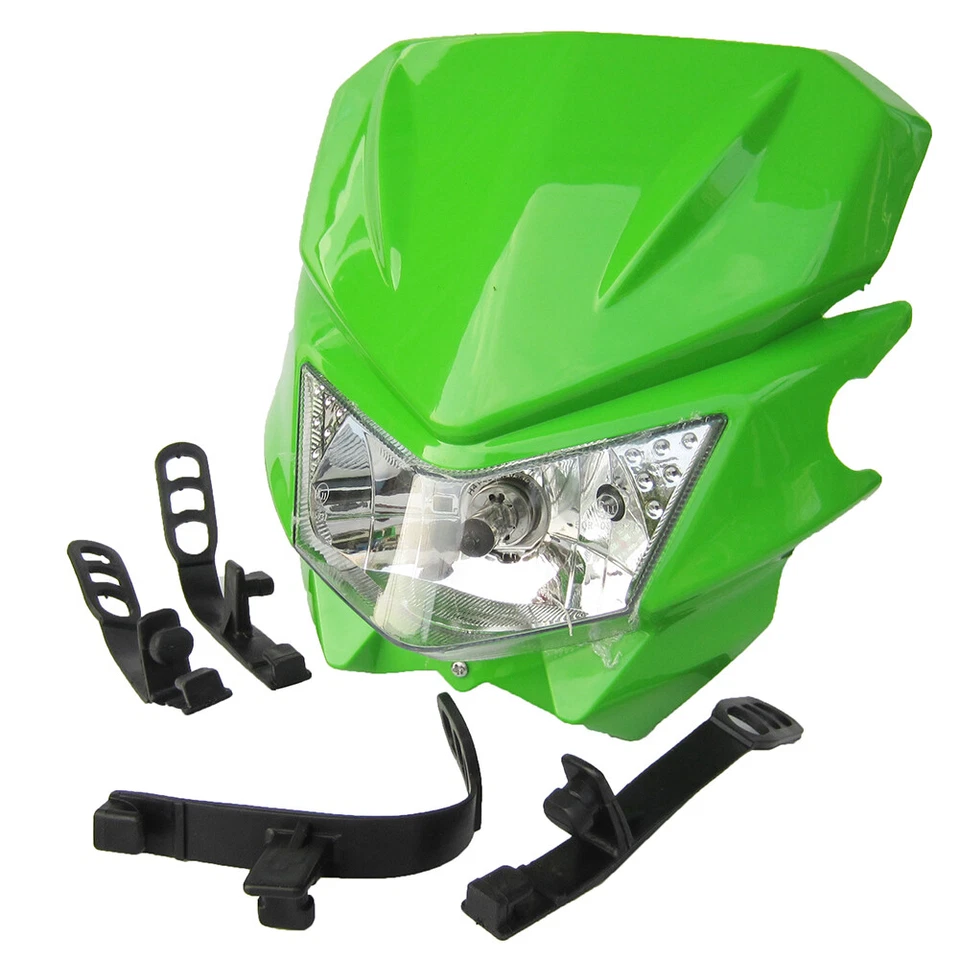 Faro LED para Kawasaki KLX110 KLX125 KLX250 KLR140 KLR300 KLR450 Foto 2 de 4