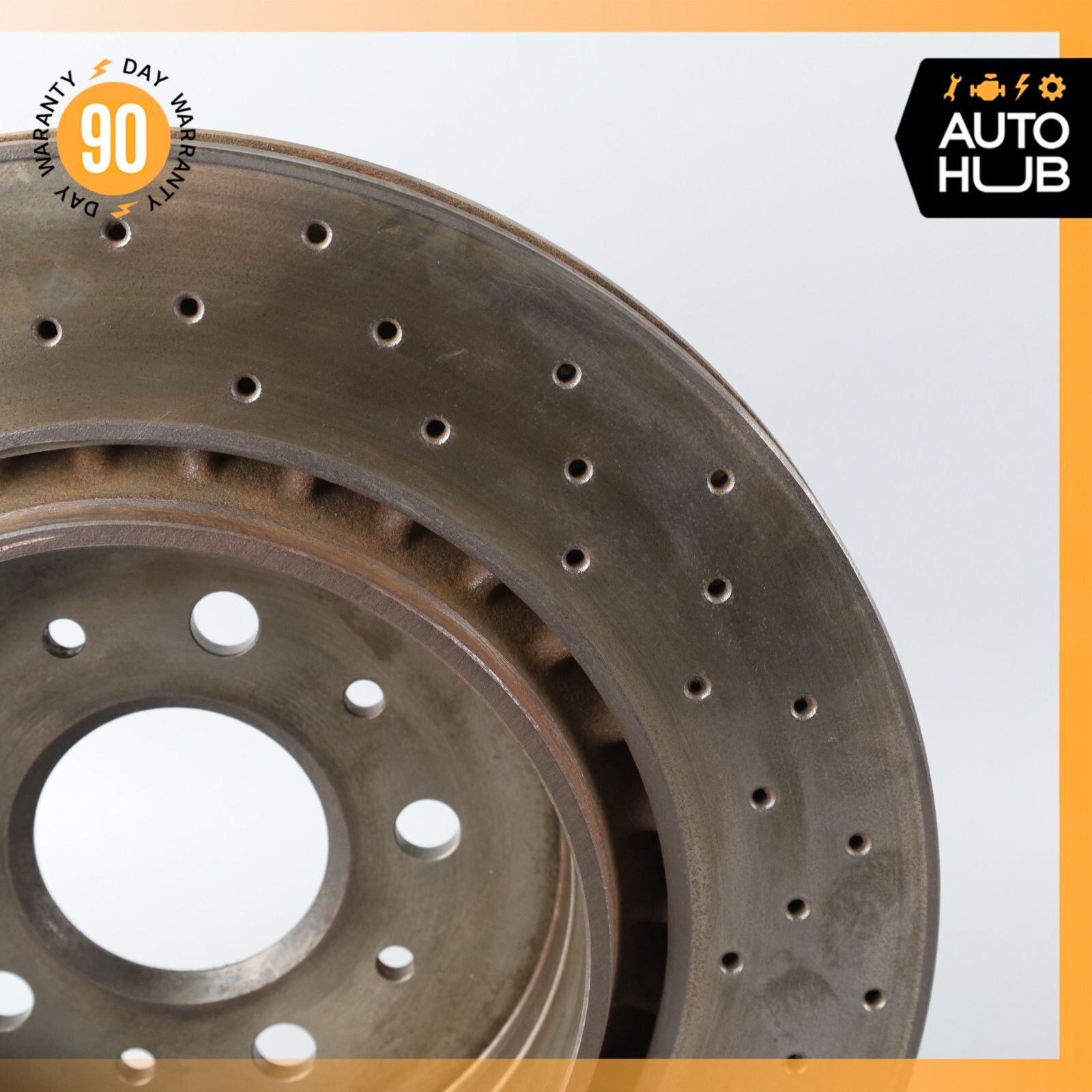 Maserati GranTurismo M145 Rear Brake Rotors Disc Left & Right Set OEM 8k Miles