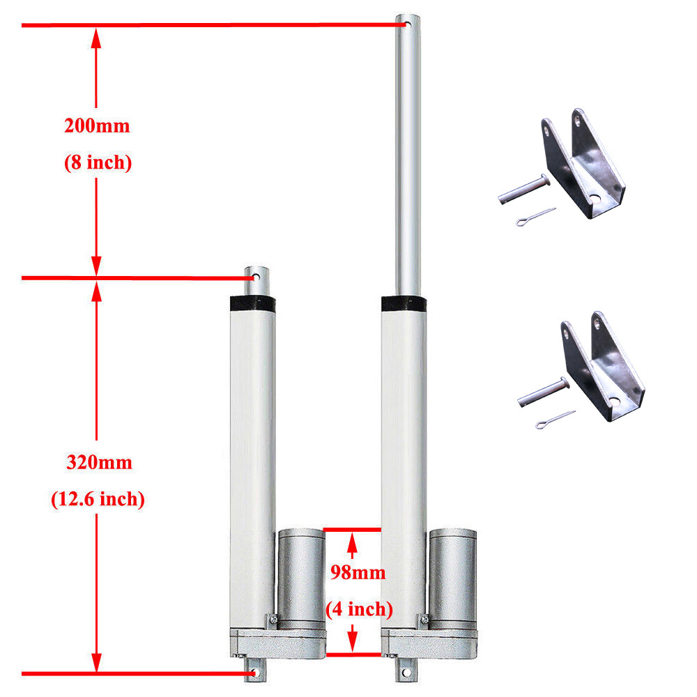 ISOISL 1500N Linear Actuator, 50/100/150/200/250/300/400mm, Linear ISOISL 1500N Linear Actuator, 50/100/150/200/250/300/400mm, Linear