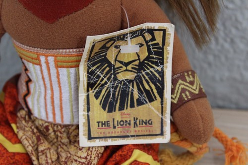 Disney The Lion King Broadway Musical Simba Plush Stuffed Toy w/Tag - Picture 2 of 4