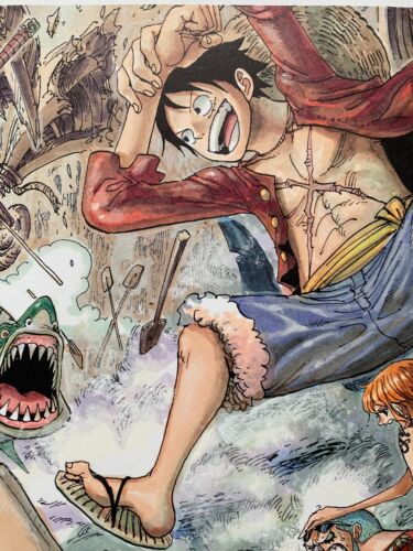 Póster de arte de una pieza del calendario de cómics 2012 Japón marco limitado no incluido - Imagen 4 de 7