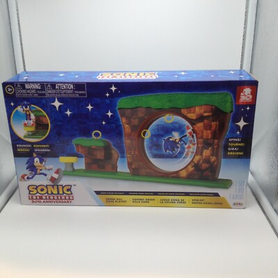 Sonic The Hedgehog 10 Piece Playset with Figure Green Hill Zone Playset Sealed