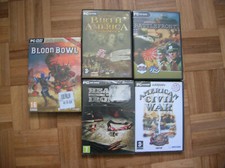 LOT 5 JEUX VIDEO INFORMATIQUE DONT 3 SOUS CELLOPHANE EN TRES BON ETAT