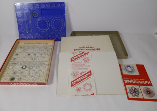 SPIROGRAPH 401 Set 1967 Kenner VTG Sealed Tray EXCEPT Pens Missing Blue Tray