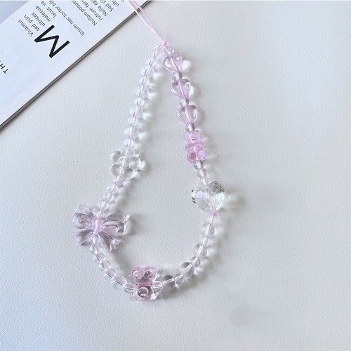 Detachable Love-heart Butterfly Phone Keychain Phone Charm Accessories - Photo 10 sur 16