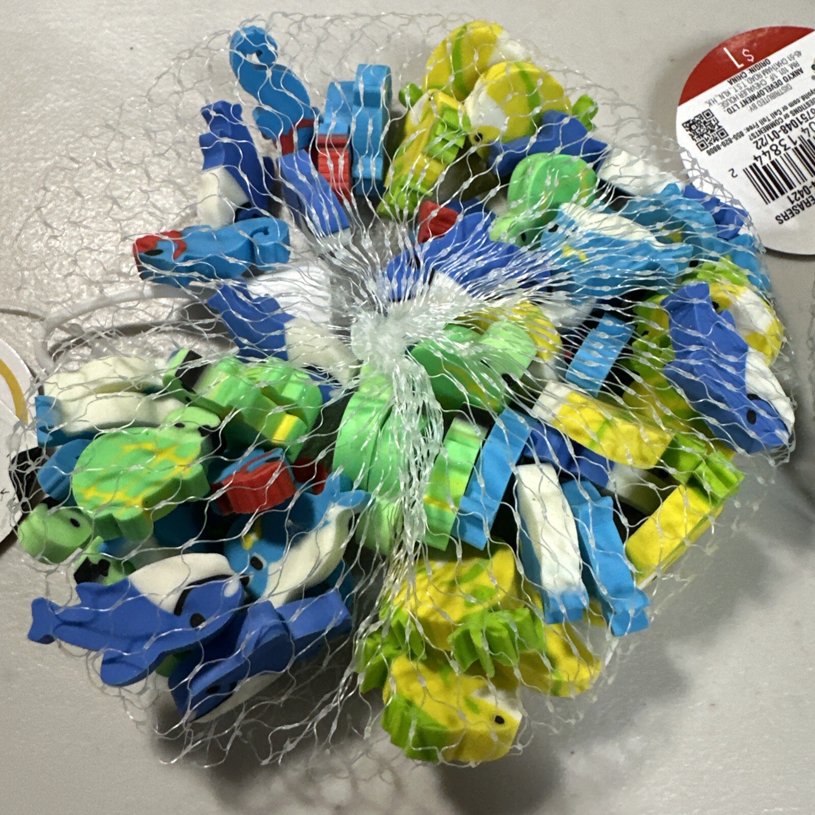 2 Packs Of 60 Sea Life Erasers Teachers School Class Rewards