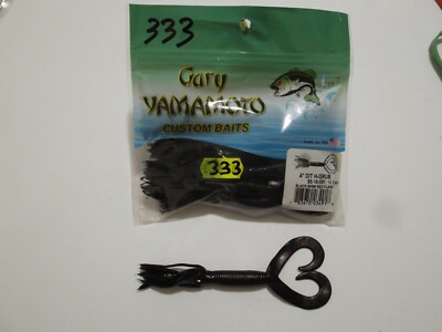 Gary Yamamoto Hula Grub 4 – 10,16 Cm – Leurre Souple Pour Pêche Au Bass, Lot De 1