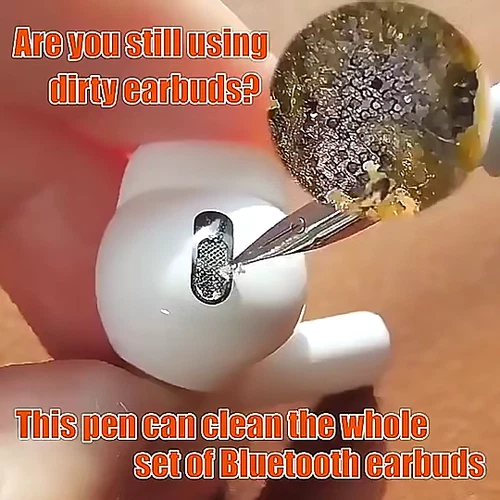 Cleaning Pen For Airpods Pro1 2Earphones Cleaner Kit Soft Brush Case Earbuds - Picture 4 of 17