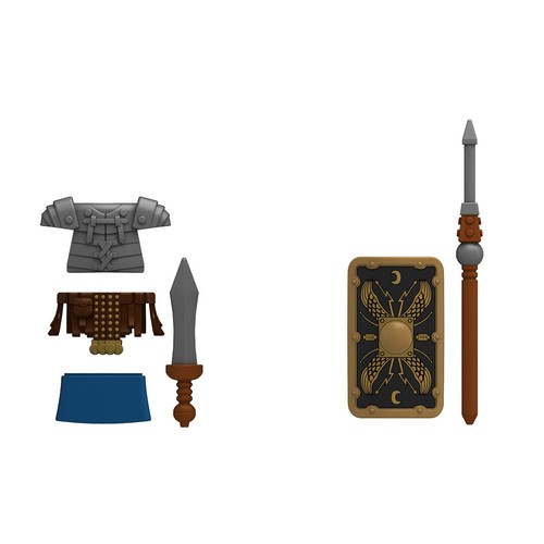 10 Stück Europa Mittelalter römische schwere Infanterie 4 cm kleine Figur zum Selbermachen Spielzeug - Bild 2 von 2