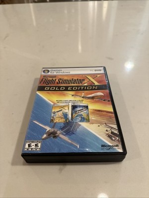 Microsoft Flight Simulator X Gold Edition PC Windows w/Acceleration Expansion