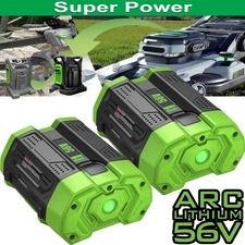 1/2PACK 5.0AH Lithium Ion Battery For EGO 56V 56Volt BA1400 POWER BA2240 BA2800T