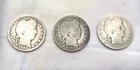 3 Barber Silver Quarters - US Silver Coin - (1906,1906D,1906O) - 90% Silver