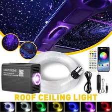 500pc Car Home Headliner Star Light Kit Roof Twinkle Ceiling Lights Fiber Optic