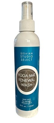 Gaiam Studio Select Yoga Mat Renewal Wash - Made w/ All Natural Organic Oils 8oz