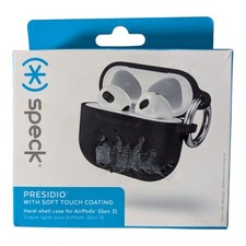 P9. Speck Presidio Soft Touch Apple Airpod 3rd Generation - Black